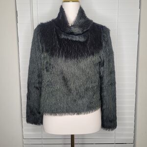 Vintage 90's Y2K Shaggy Furry Faux Mohair Gremlincore Goblincore‎ Sweater Medium
